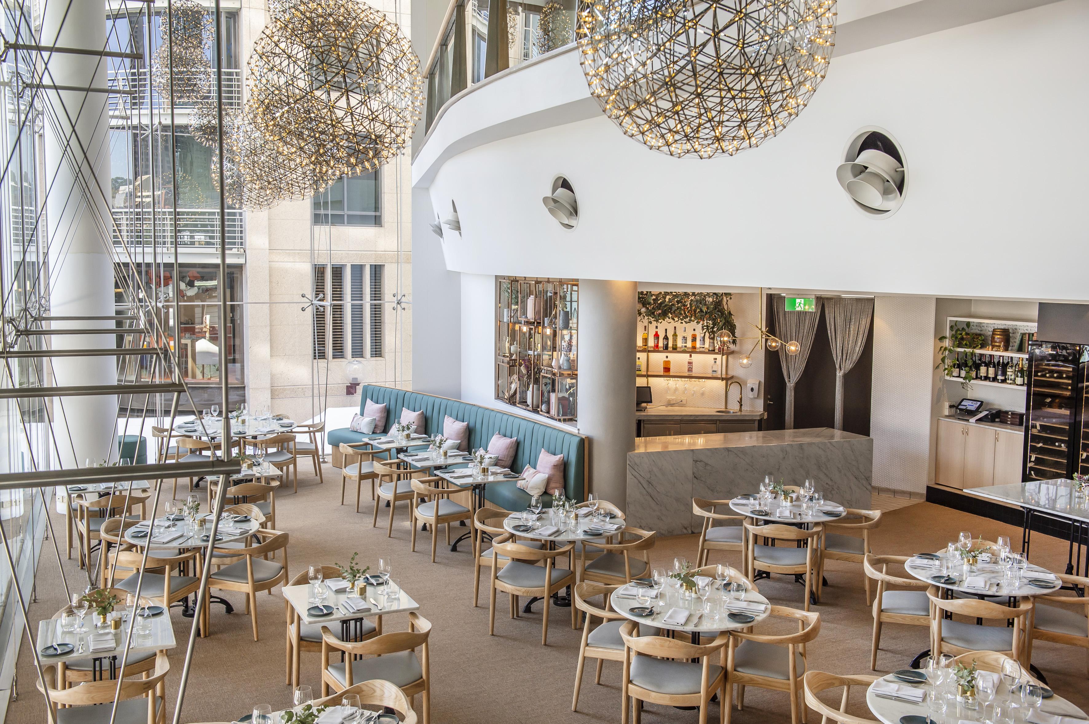 فندق بولمان كي غراند ميناء سيدني المظهر الخارجي الصورة Interior of the restaurant
